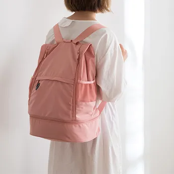 

Multifunction Fitness Bag Large Capacity Dry And Wet Separation Sports Bag Shoulder Back Pack Bag Couple Backpacks Travel W2