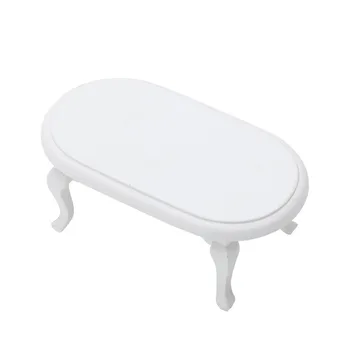 

1/12 Living Room European Style Simulation Model Accessories Cute Smooth Dollhouse Decoration Tea Table Miniature Mini Furniture