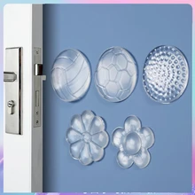 Bumpers Wall-Protectors Door-Handle Mute-Door Transparent Security Shock-Absorber Safety