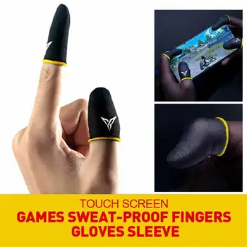 

2pcs Sweat-proof Touch Screen Game Controller Thumbs Finger Sleeve for PUBG Game