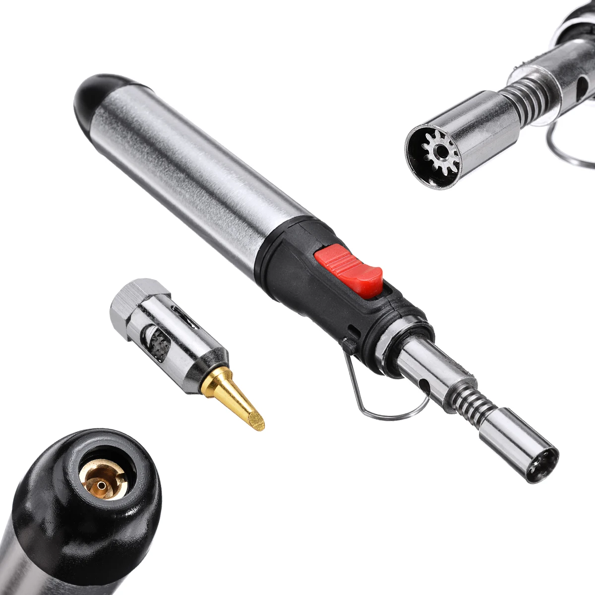 

New Gas Blow Torch Solder Iron Tool Butane Cordless Welding Pen Burner Portable Cordless Gas Soldering Iron Welding Equipment