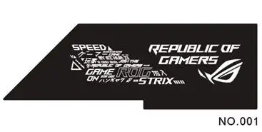 Bykski ASUS ROG Strix Helios GX601 Chasis power Склад настроить сервант панель на заказ AURA 12V 4PIN или 5V 3PIN коннектор - Цвет лезвия: 1