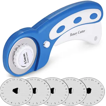 

LMDZ Rotary Cutter DIY Arts Crafts Cutting Cloth Tool Roller Wheel Round Knife Leather Paper Leather Craft Fabrics Accessories