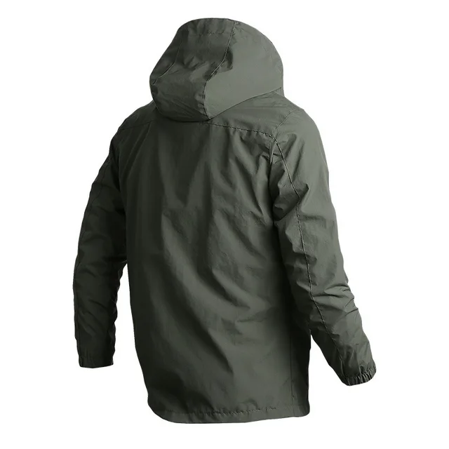 New Men's Softshell Jacket Autumn Spring Streetwear Tactical Bomber Windbreaker Jackets Men Hooded Hip-hop Pilot Windproof Coats 2