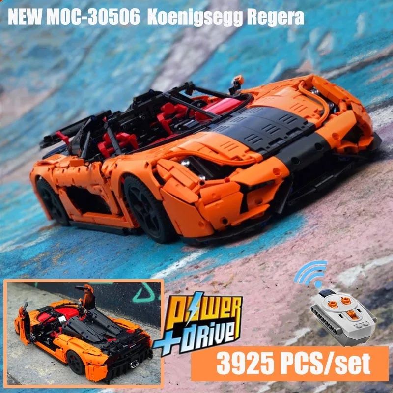 Новый moc 30506 конструктор RC Koenigsegg Regera PDF инструкция Конструкторы набор игрушек