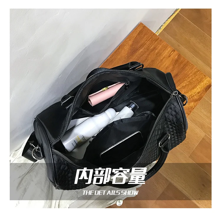 Большой черный Линг, брендовая сумка высокого качества, однотонная сумка для женщин или дорожная сумка для женщин, унисекс, Большая вместительная сумка