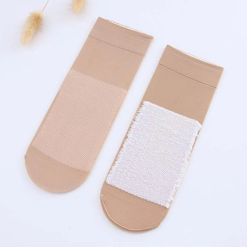 3 пары осенних однотонных женских носков Нескользящие шерстяные Хлопковые женские шелковые носки толстые теплые Чулочные изделия оптом WZ641
