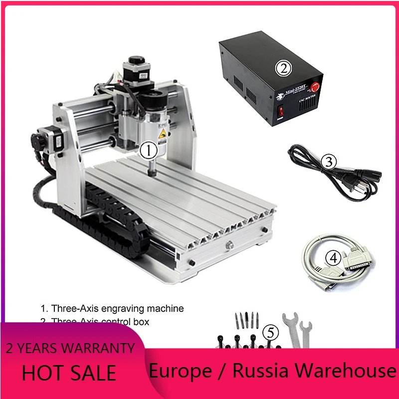 

Mini cnc router 2520T wood engraver PCB carving machine metal engraving machine with ER11 collet DC spindle motor