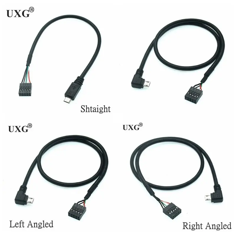 Материнская плата для ПК 9P к Micro USB DuPont 2 54 мм 5Pin шнуру передачи данных из