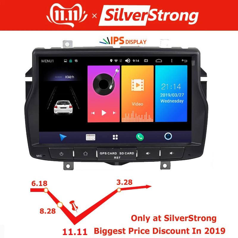 Cheap SilverStrong Android9.0 Car GPS for LADA VESTA 8inch 9inch IPS Magneto GPS Navigator Radio Screen for Lada Navitel Map 0 Cheap SilverStrong Android9.0 Car GPS for LADA VESTA 8inch 9inch IPS Magneto GPS Navigator Radio Screen for Lada Navitel Map 0