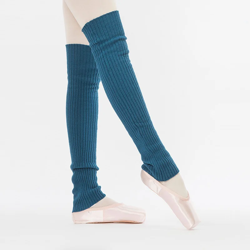France Adult Female Knitted Dancing Training Work Preheating Warm Guetre-m Ballet Protective Clothing