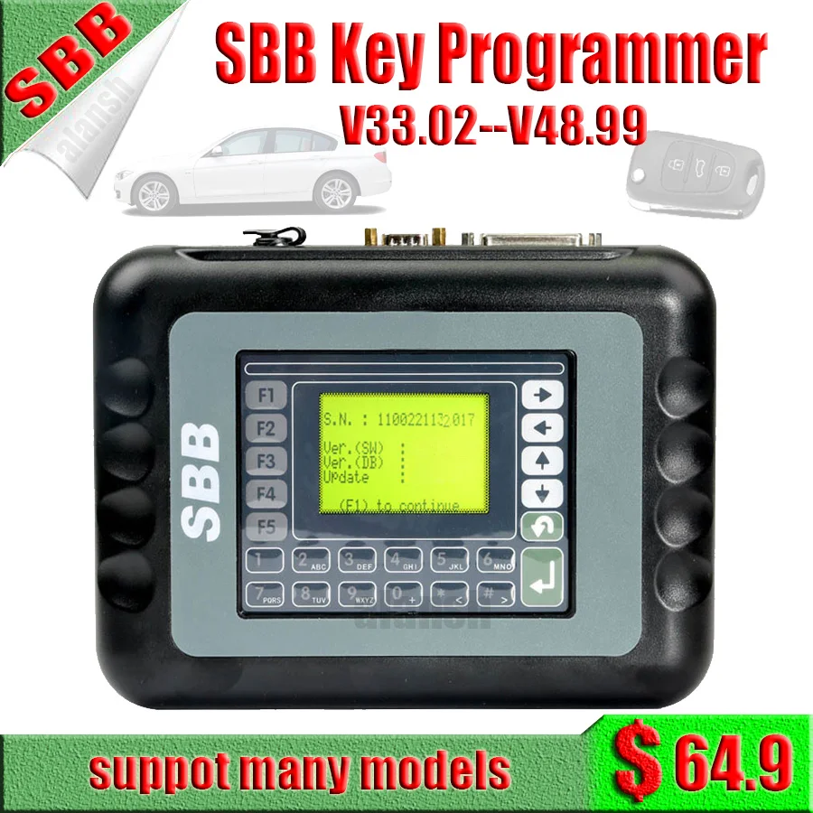 2020 Горячая продажа SBB ключевой программист V48.99 v46 02 V33.02 иммобилайзер для мульти