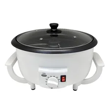 110V Электрический Кофе машина для жарки, дома, Кофе фасоли оборудования жарки арахиса орехов кешью каштан штепсельная вилка стандарта США