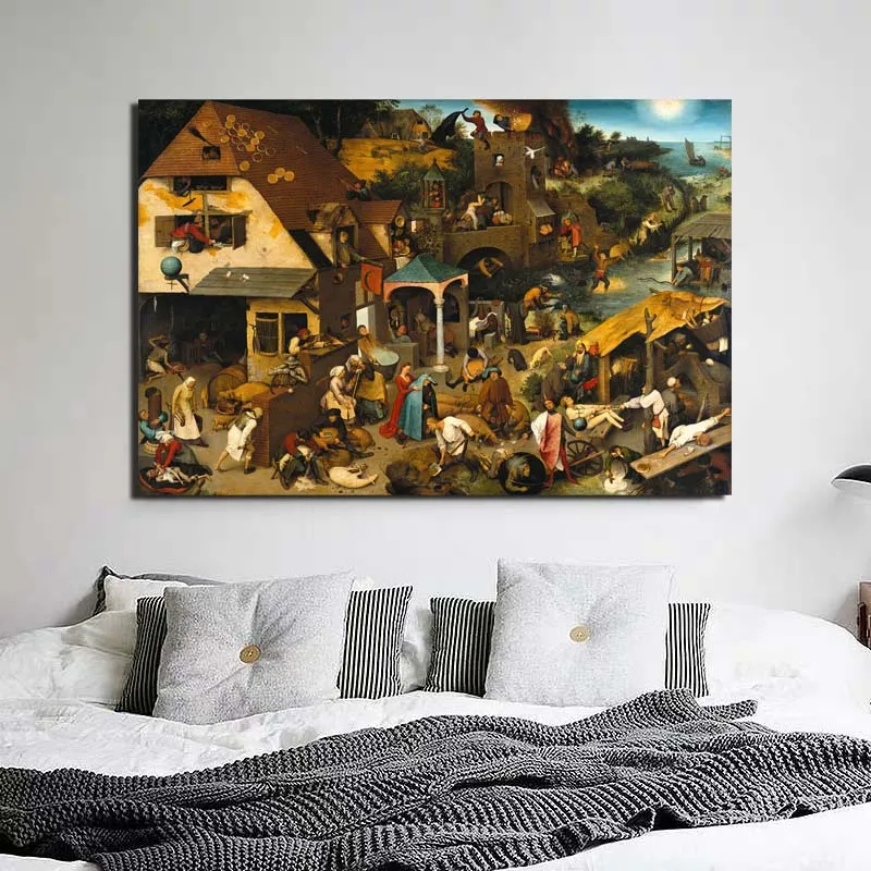 Pieter Bruegel известный художник Картина на холсте печать гостиная домашнее украшение