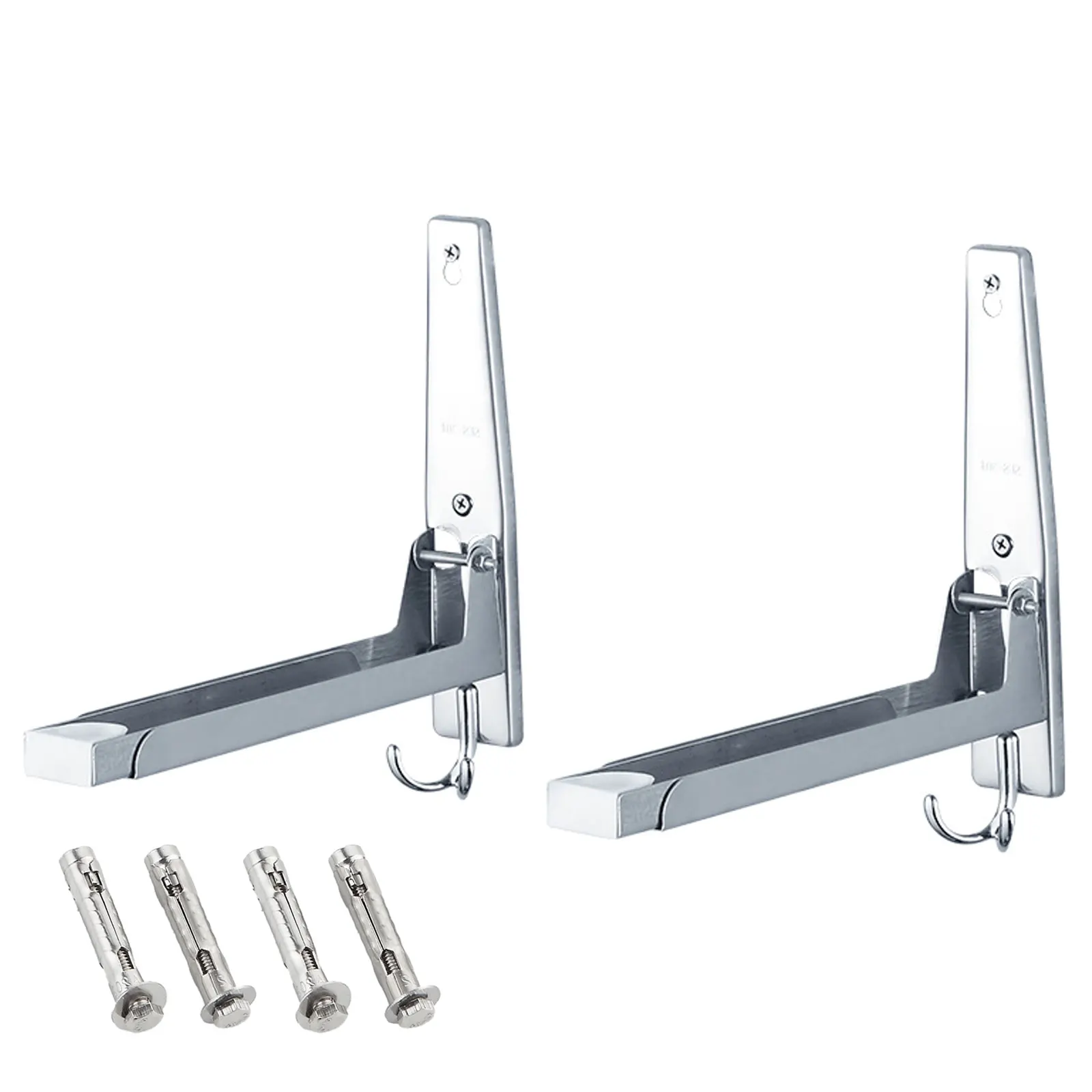 1pair Microwave Mount Foldable Retrackable Microwave Mount Bracket Wall