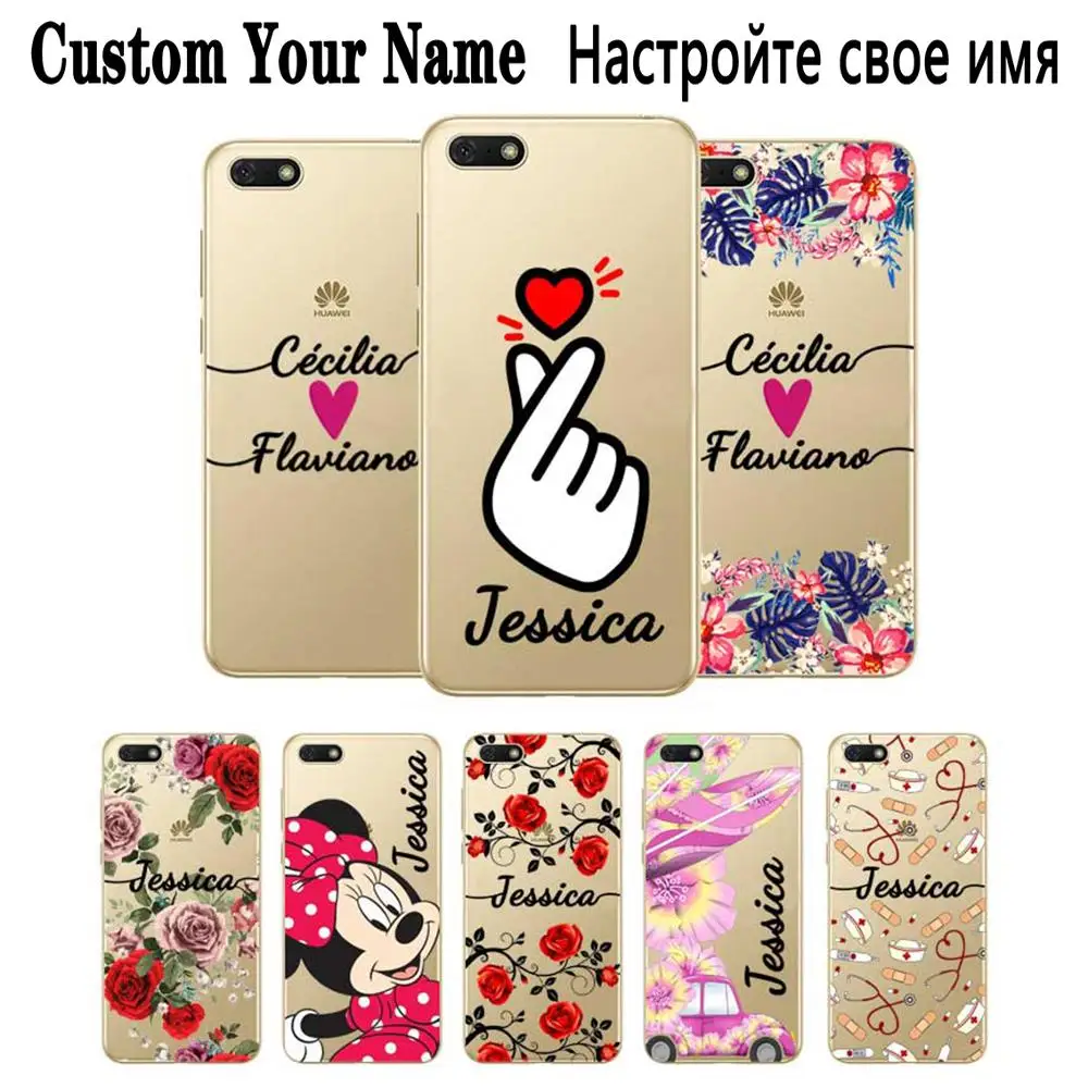 Именной подарок DIY чехол для huawei P8 P9 P10 P20 P30 Lite Pro P Smart Plus 2017 2019 Coque Capa |