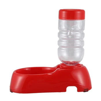 

Pet Dog Puppy Cat Kitten Automatic Water Dispenser Food Dish Bowl Feeder Bottle