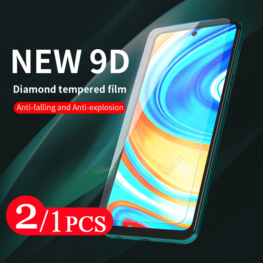2-1Pcs protective for Xiaomi Redmi 10X 9C 9A 9AT 9i Note 9 9T 9S 8 8T 8A 7 7S Pro Max Tempered Glass Film Phone Screen Protecto | Мобильные