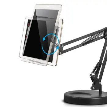 

360 Adjustable Bed Tablet Stand For 4 to 10 Inch Mobile Phones Tablets Lazy Arm Bed Desk Tablet Mount Support For iPad Mini