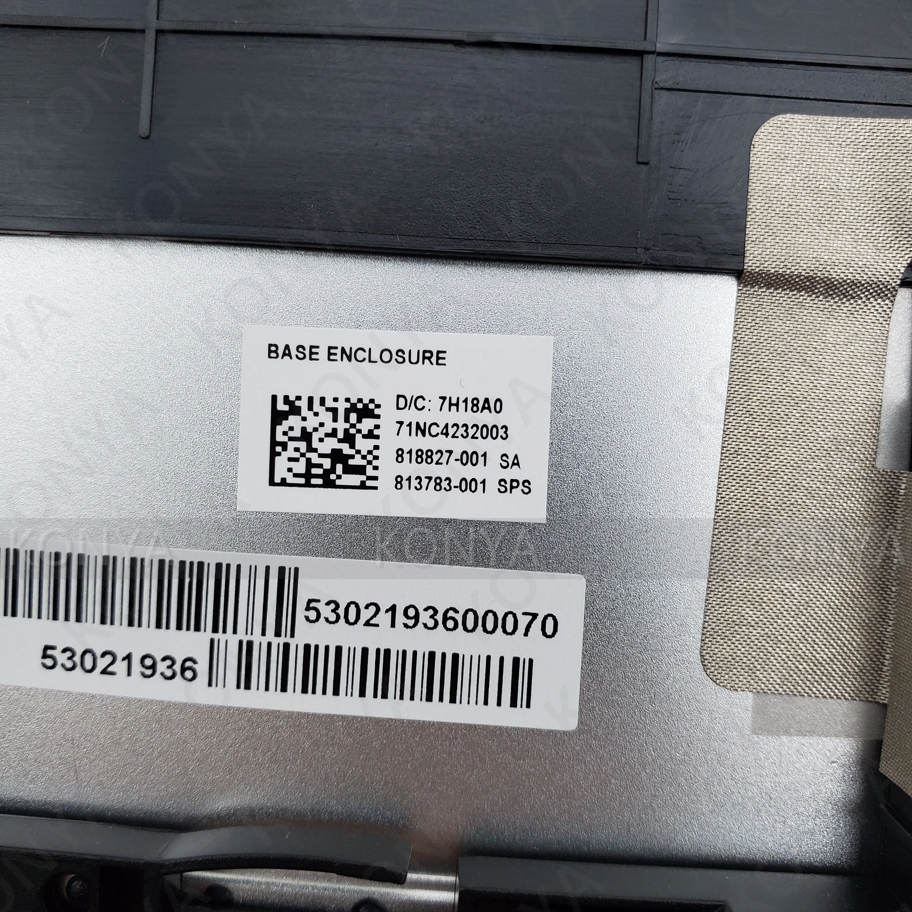 Оригинальный чехол накладка для HP Envy 17 N R с нижней основой моделей 813783 001 818827