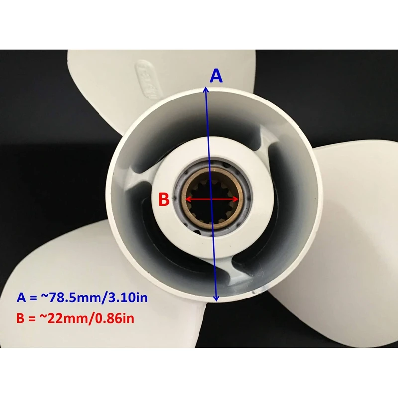 69W459450000 13-дюймовый лодочный подвесной пропеллер 11 1/8 13G для Yamaha 25-60HP