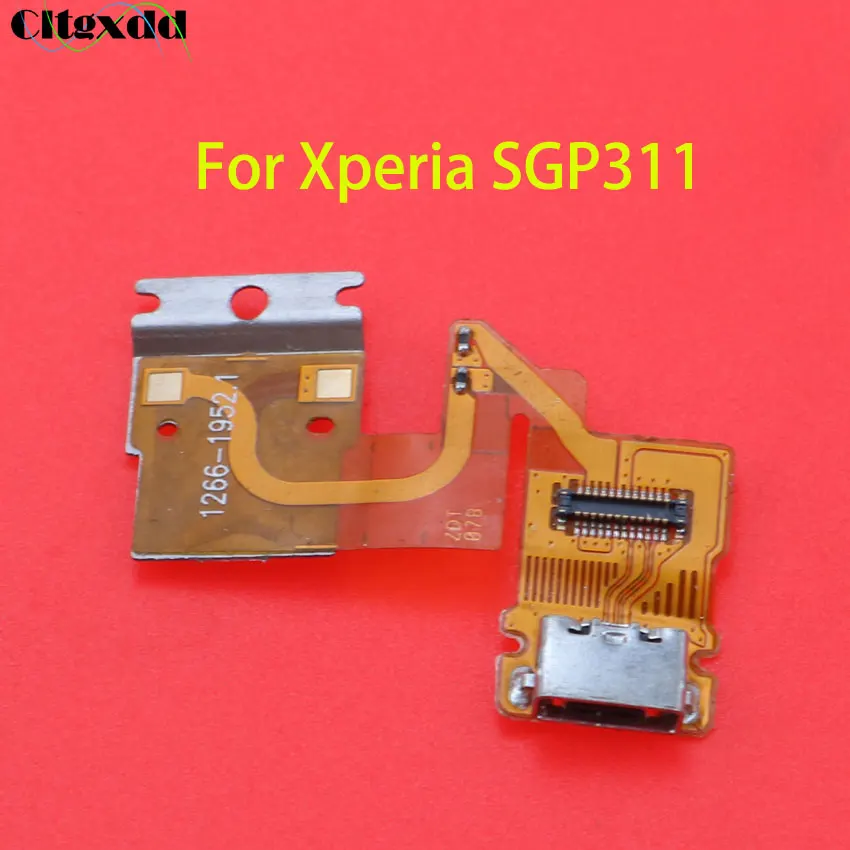 Для Sony Xperia X XA XA1 E5 Tablet Z SGP311 SGP312 SGP321 M5 Z4 usb-порт для зарядки док-станция разъем гибкий кабель с микрофоном - Цвет: SGP311 SGP312 SGP321