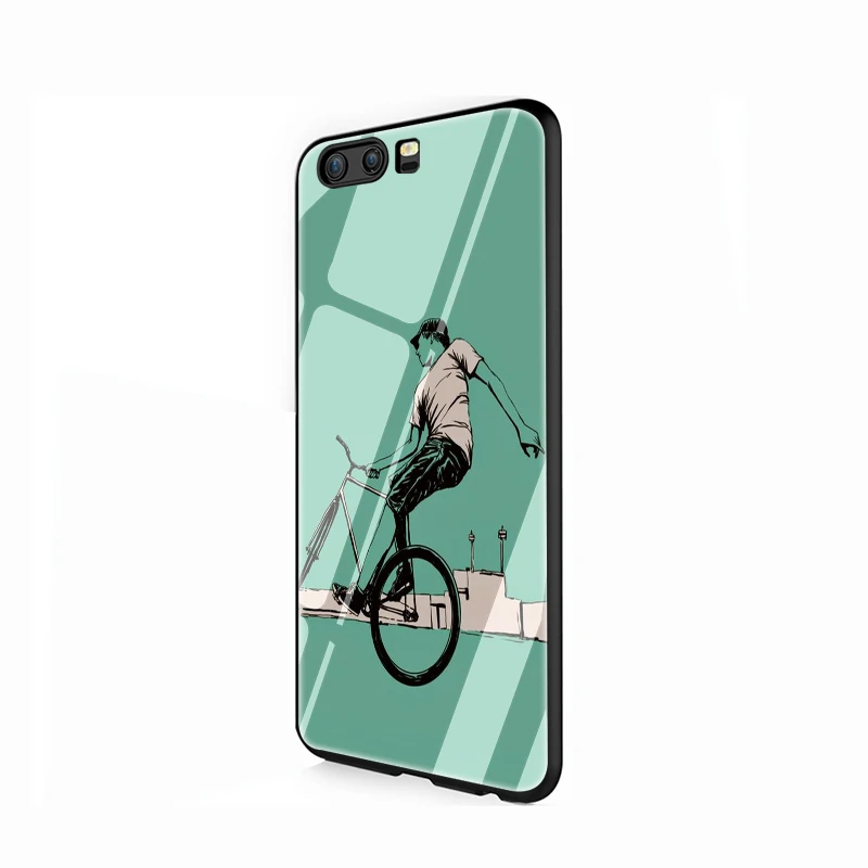 EWAU велосипедный стеклянный чехол для телефона huawei P20 30 P Smart Mate20 pro Lite Honor9 10 Lite - Цвет: G6