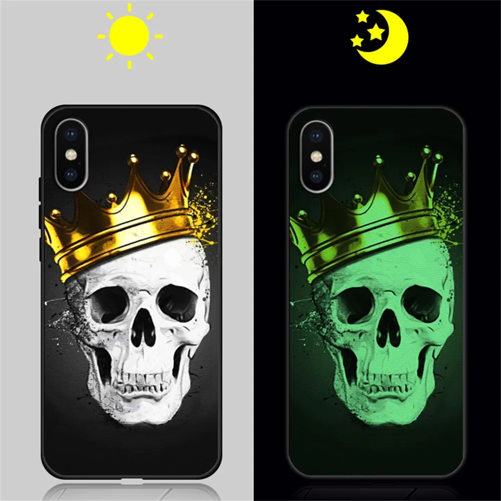 16 Чехол для телефона чехол для iPhone 5 5S SE 6 6S 7 8 Plus, роскошный кожаный светящийся светильник, светящаяся задняя крышка, чехол, защитный бампер - Цвет: 16