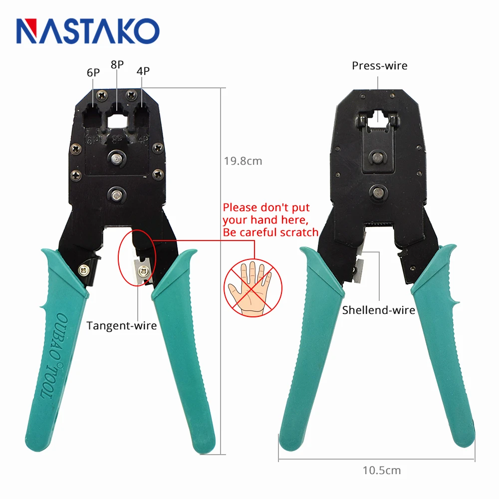 RJ45 обжимной инструмент Rj45 щипцы сетевой кабель для зачистки проводов