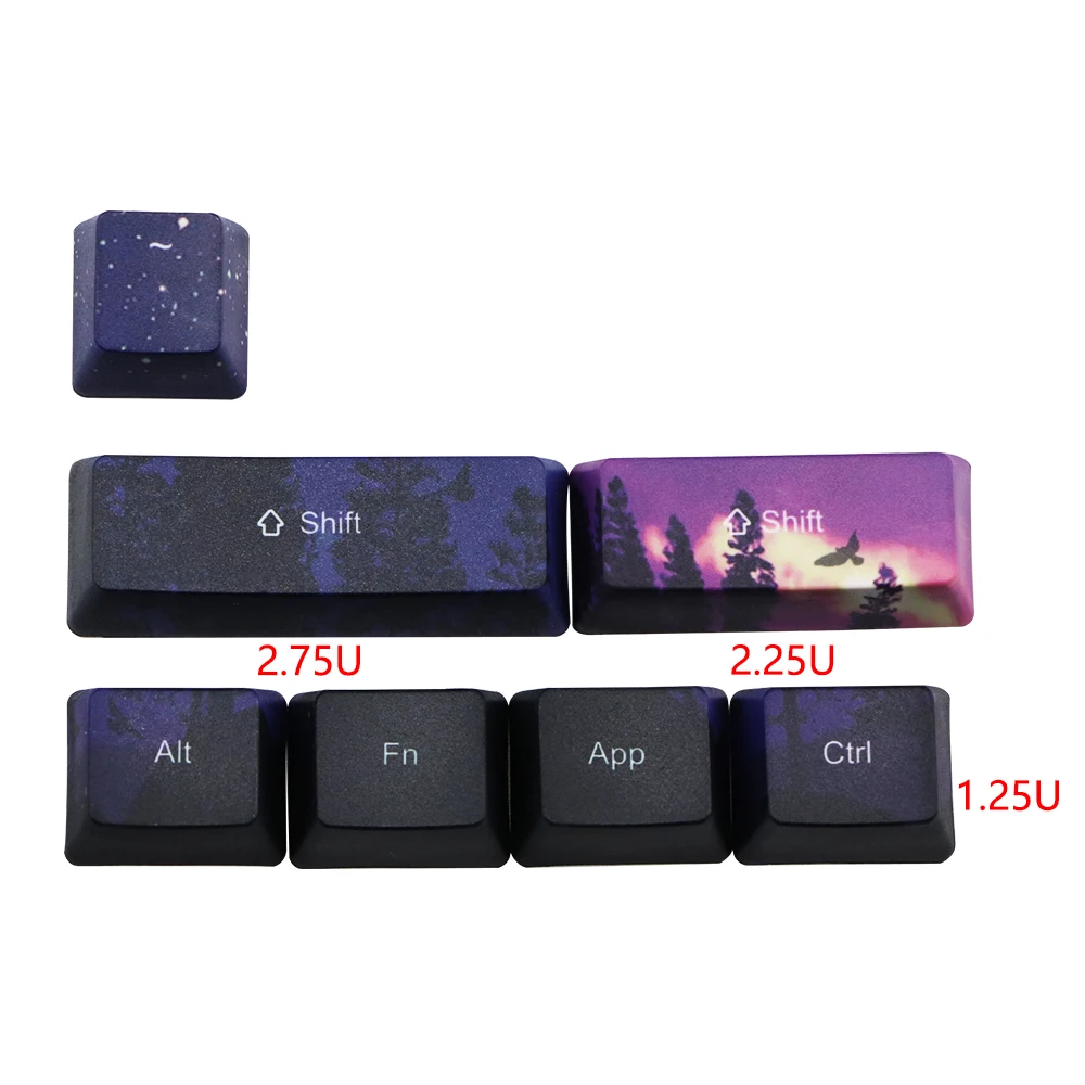 Mechanische Toetsenbord keycap Voor GH60 RK61/ALT61/Annie /poker GK61 GK64 dz60 сублимация pbt Keycap OEM набор|Клавиатуры|
