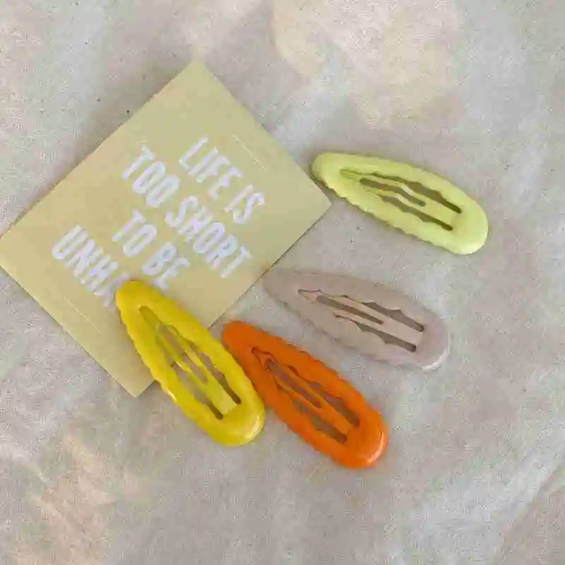 1pc Sale Bb Hair Clip High Quality Exquisite Allergy Free Unique Big Party Scrub Beautiful Candy Color Small