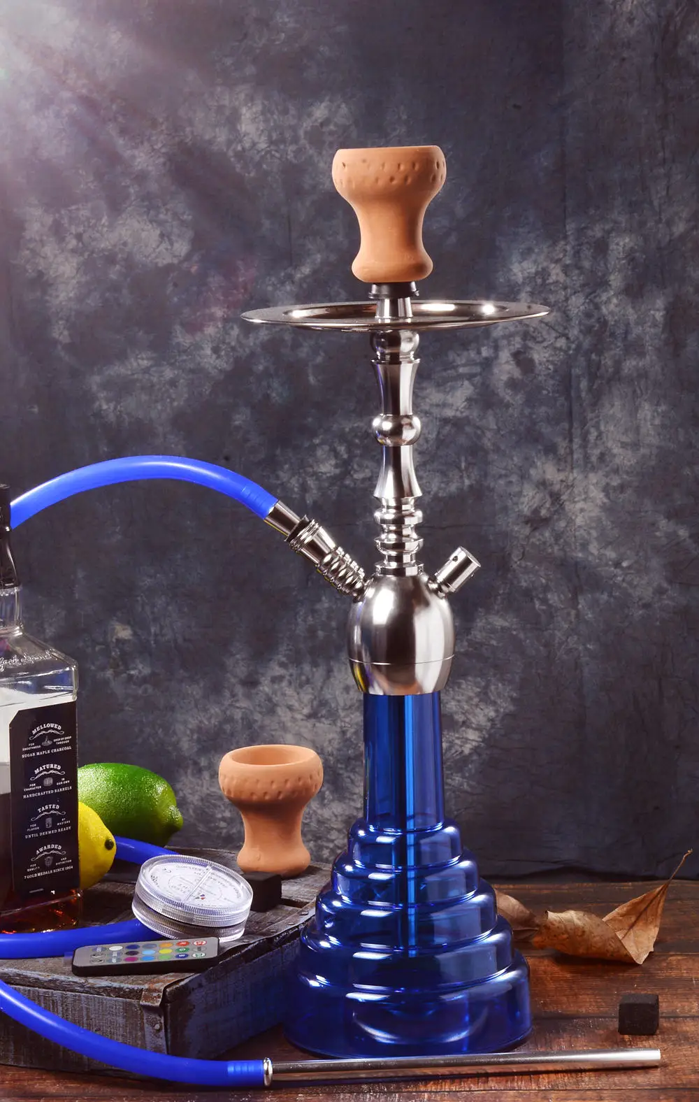 Светодиодный светильник, акриловая трубка для кальяна Chicha Narguile Completo Sheesha Waterpijp Boquilla Cachimba Sisha Nargile аксессуары