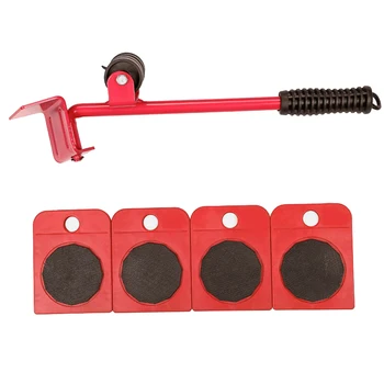 

200 kg Furniture Mover 5pcs/Set Roller Skids Lifter Easy Slides Transport