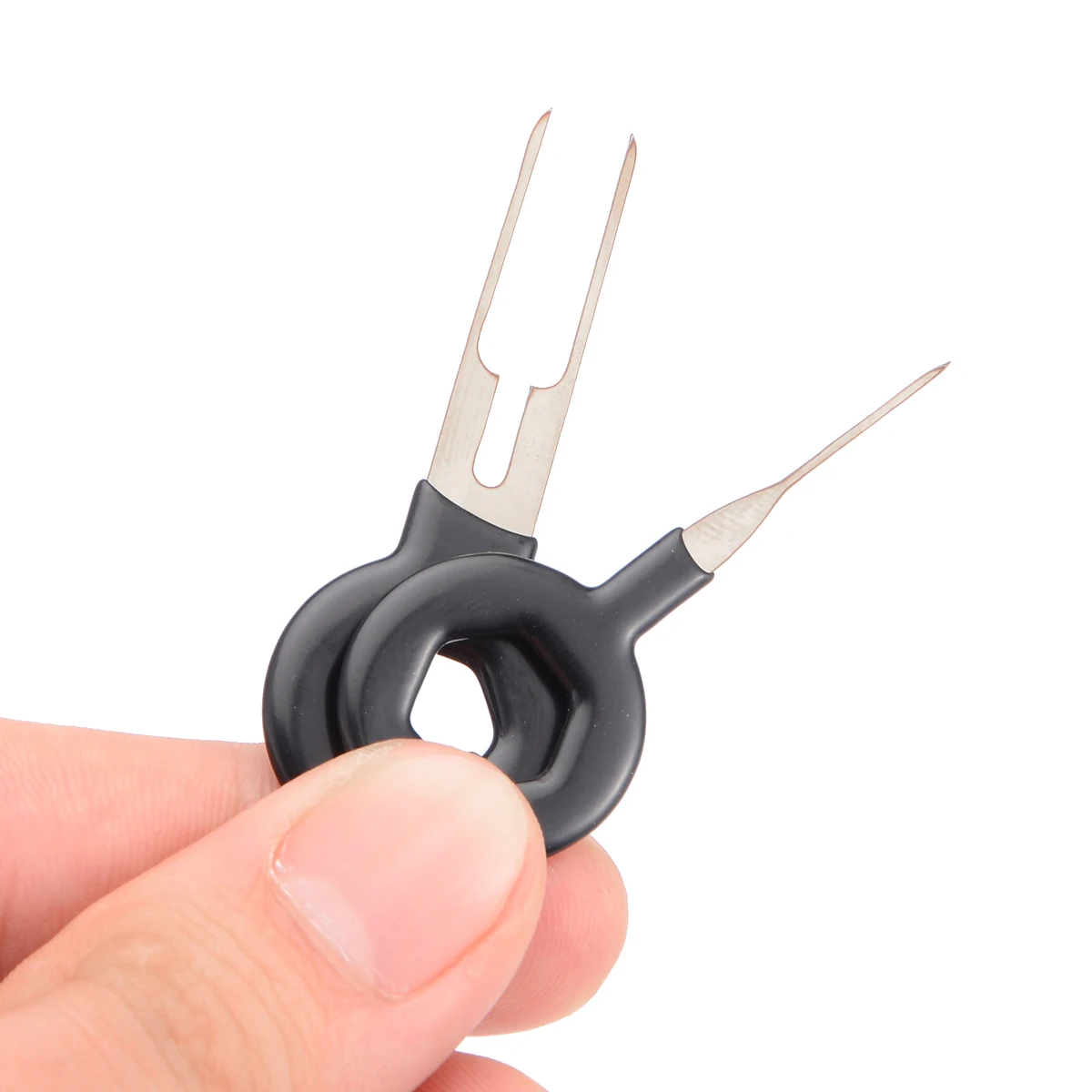 MAYITR 11pcs/set Aluminum Alloy Wiring Crimp Connector Pin Key Car Electrical Terminal Removal Key Tool Kit