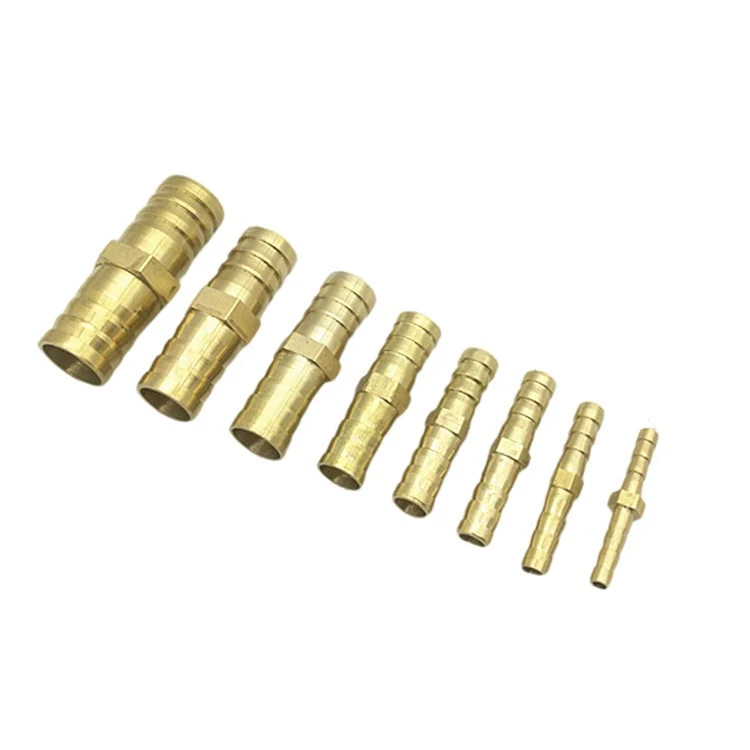 Brass Straight Hose Pipe Fitting Equal Barb 4mm-25mm Gas Copper Barbed Coupler Connector Adapter hose pipe fitting pipe fitting water pipe fitting