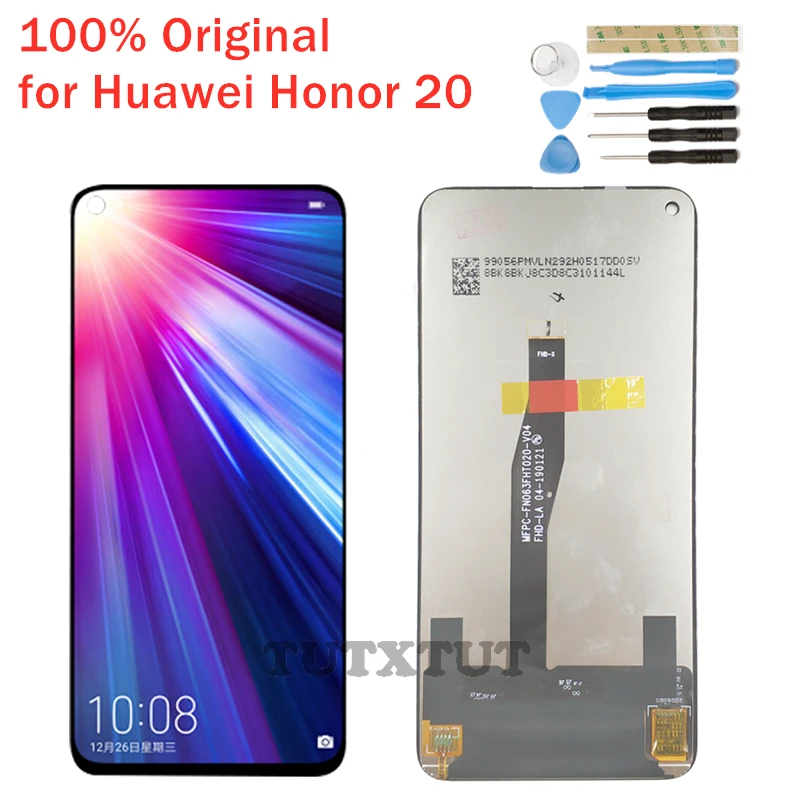 

Original for Huawei Honor 20/ Honor 20 Pro LCD Display Screen Touch Digitizer Assembly LCD Display 10 Point Touch Repair Parts