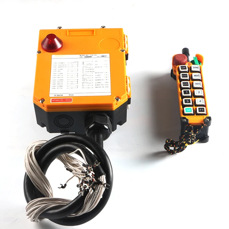 

F24-12S waterproof single speed electric chain hoist wireless crane remote control