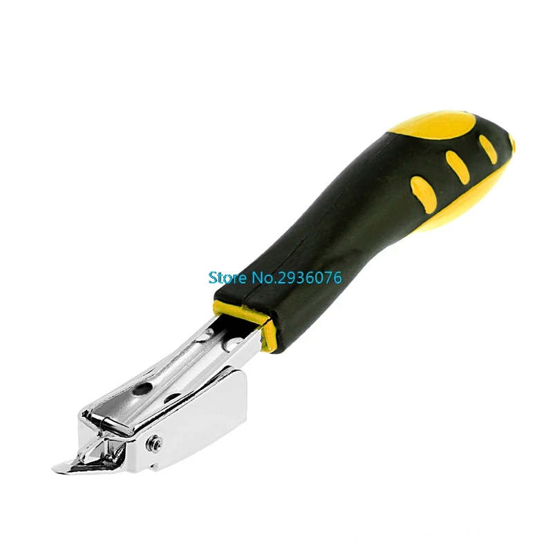 Профессиональный инструмент для удаления степлера с резиновой ручкой - Color: yellow