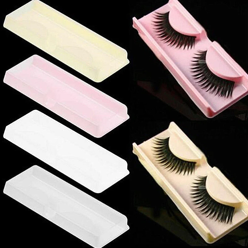 

10pcs/set Empty False Eyelashes Case Plastic Eye Lashes Box Container False Eyelash Holder Compartment Care Makeup Storage