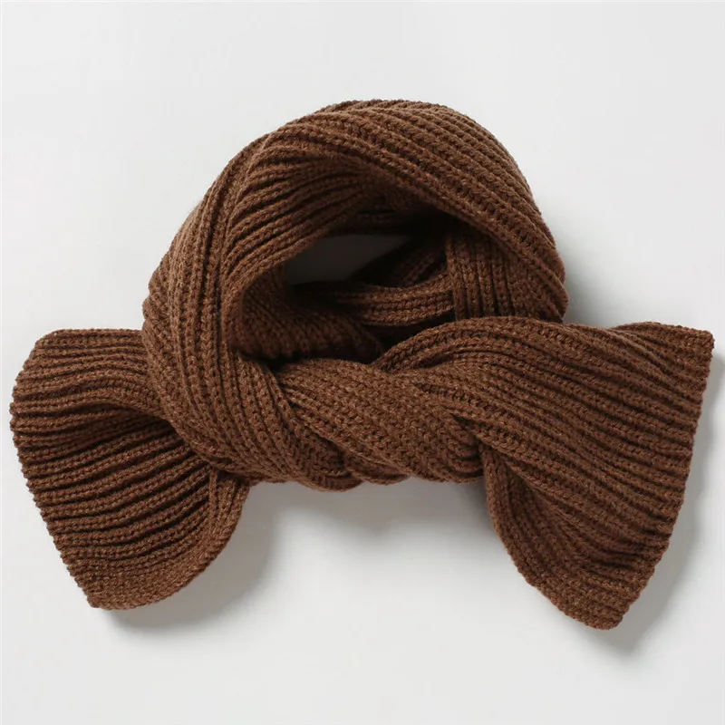 baby scarf Cute Boys Girls Baby Kid Fashion Knitted Scarf Autumn Winter Warm Solid Scarf #4S12 (19)