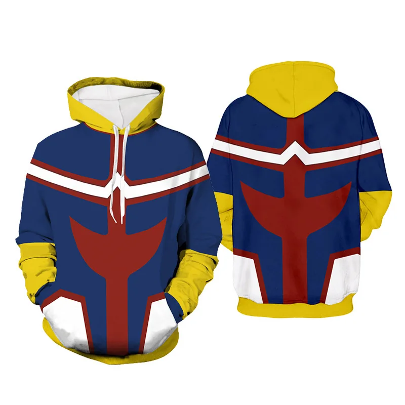 My Hero Academia Todoroki Shoto Anime 3D Printed Zip-Up Hoodies For Men And Women
