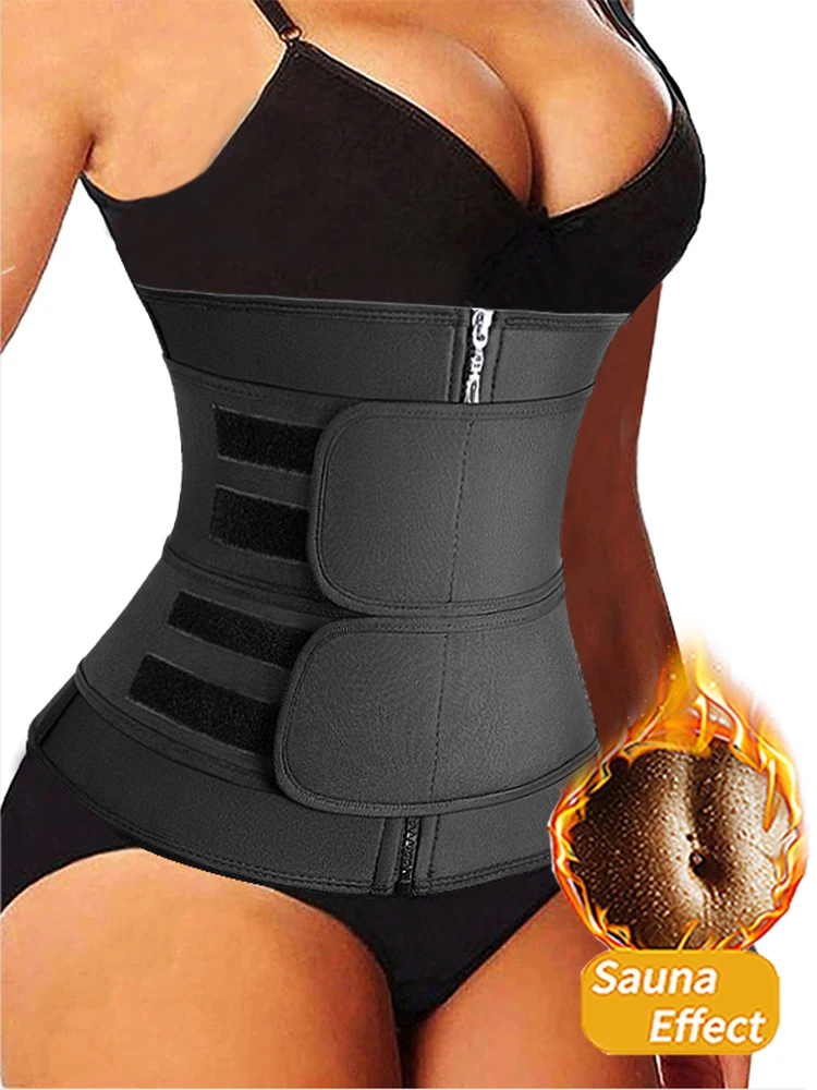 shapewear underwear Neoprene Sweat Waist Trainer Body Shaper Tummy Corset Slimming Belt Shapewear Weight Loss Belly Band Sports Girdles Workout Belt best tummy control shapewear uk