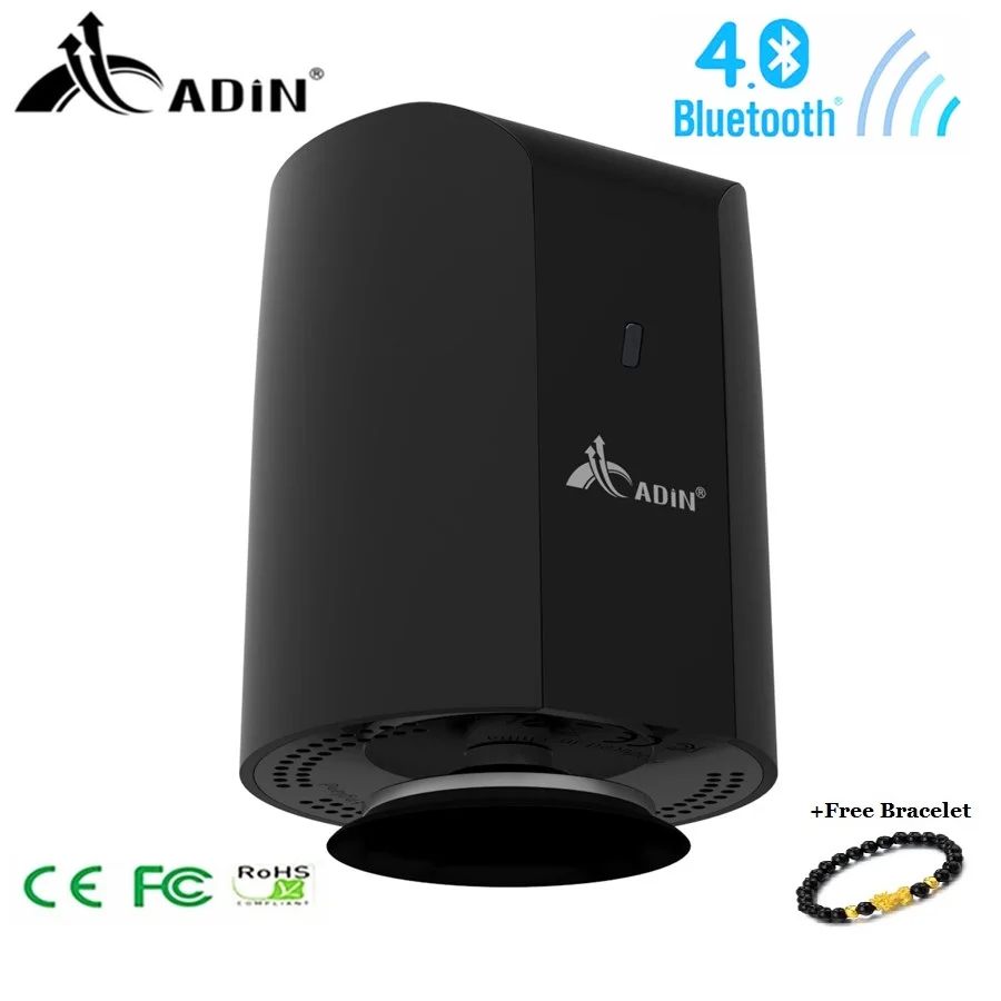 Портативный мини-динамик Adin с вибрацией Bluetooth беспроводной сабвуфер резонансный
