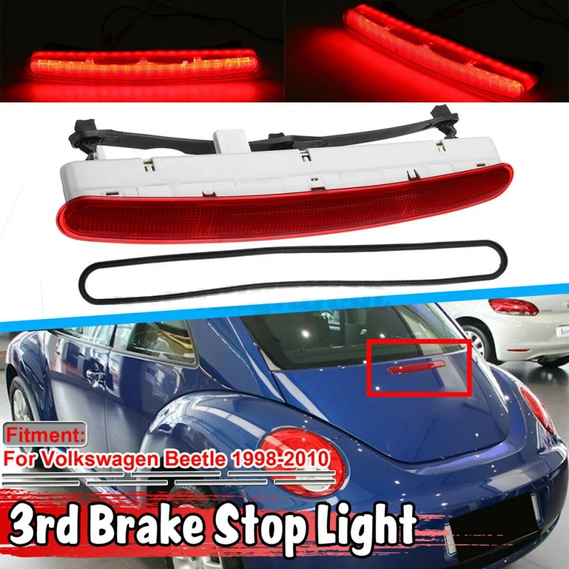 1C0945097E LED High Mount Rear Third Roof Hatch Brake Light Red Stop Signal Lamp for Beetle 1998-2010 |