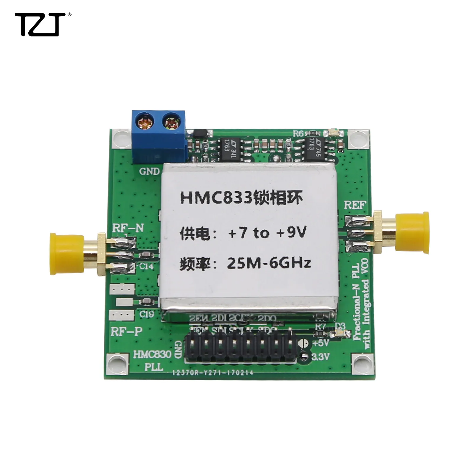 Модуль фазоблокированной петли TZT HMC833 25 МГц-6 ГГц генератор радиосигналов 7 в до 9