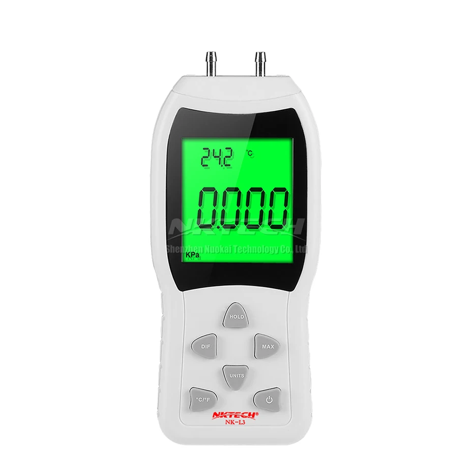 Цифровой манометр NKTECH NK L3 дифференциальное давление воздуха 3PSI ЖК дисплей