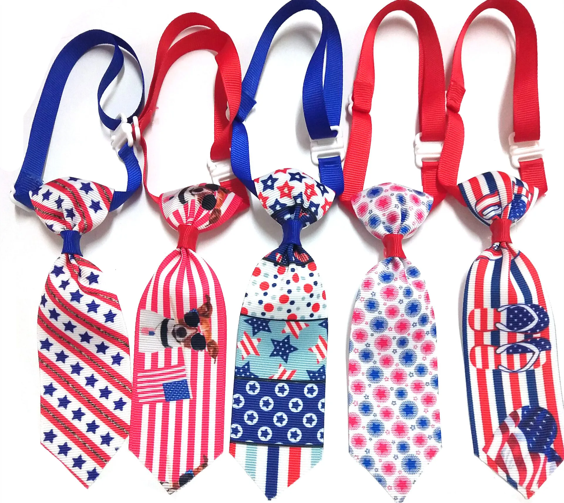 

30/50pcs Dog Ties Colorful Pet Dog Bowties Independence Day Dog Accessories Pet Supplies Dog Grooming Product Puppy Accessories