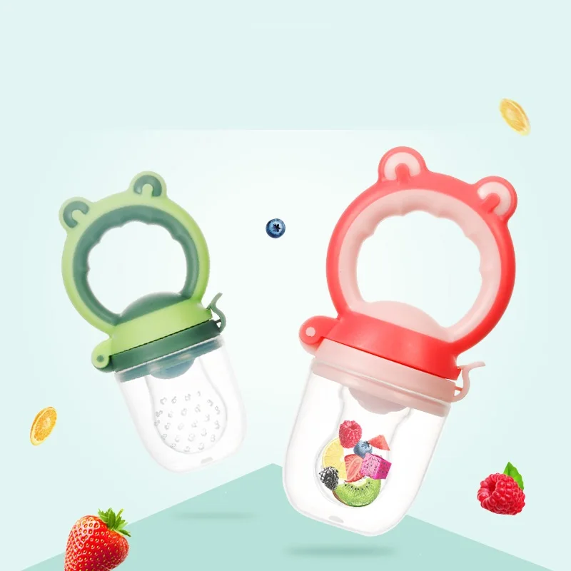 Newborn Babies Feeding Pacifier Multi-colored Baby Fresh Food Fruits Soup Feeder Dummy Soother Weaning Nipple