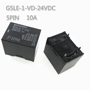 

10PCS NEW relay G5LE-1-VD G5LE-1-VD-24VDC G5LE1VD-24VDC G5LE1VD 10A 5PIN