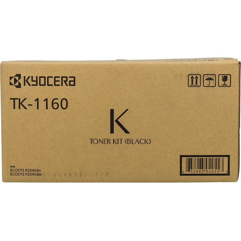 Картридж лазерный Kyocera TK-1160 черный(7200стр.) для Kyocera P2040dn/P2040dw